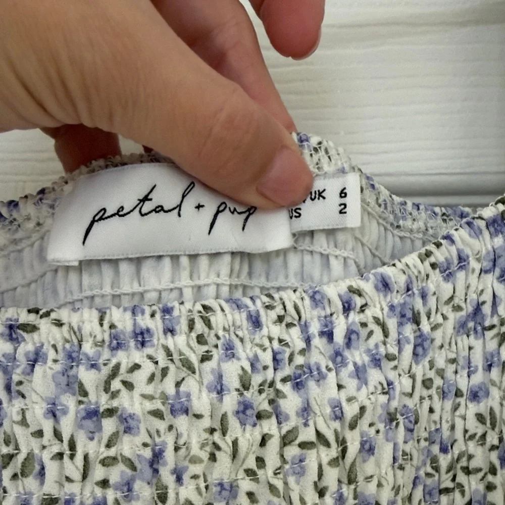 Petal & Pup Long Sleeve Floral Dress - Picture 4 of 4